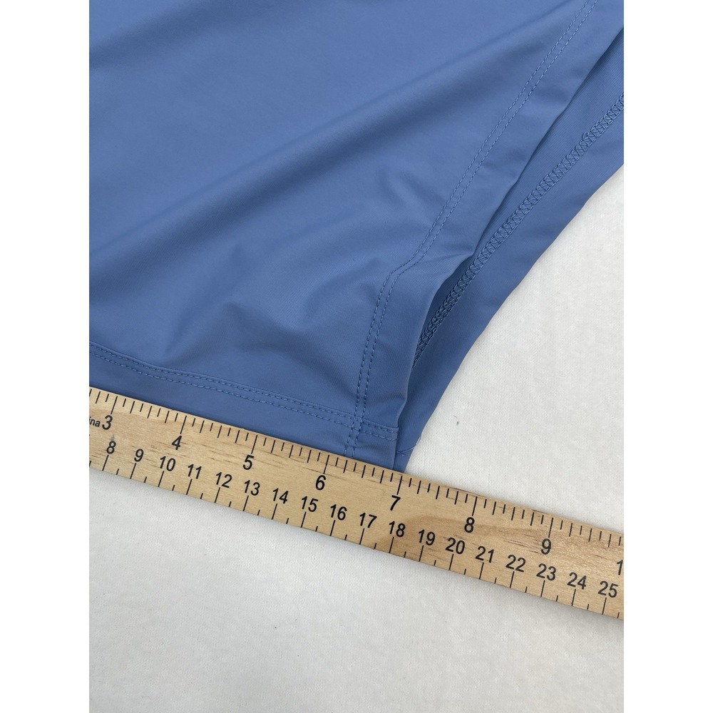 Wolaco Performance Shorts Men's Light Blue Stretch Workout Elastic Waist XL EUC - Picture 4 of 7